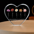 Grandma's Garden Personalized Premium Crystal Heart LED, A Timeless Treasure for Grandma, Free Shipping Included